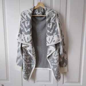 Prana Gray and Cream Women's Cardigan